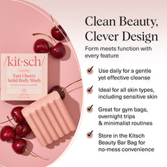 Kitsch soap lather close-up creating rich foam that cleanses without drying
