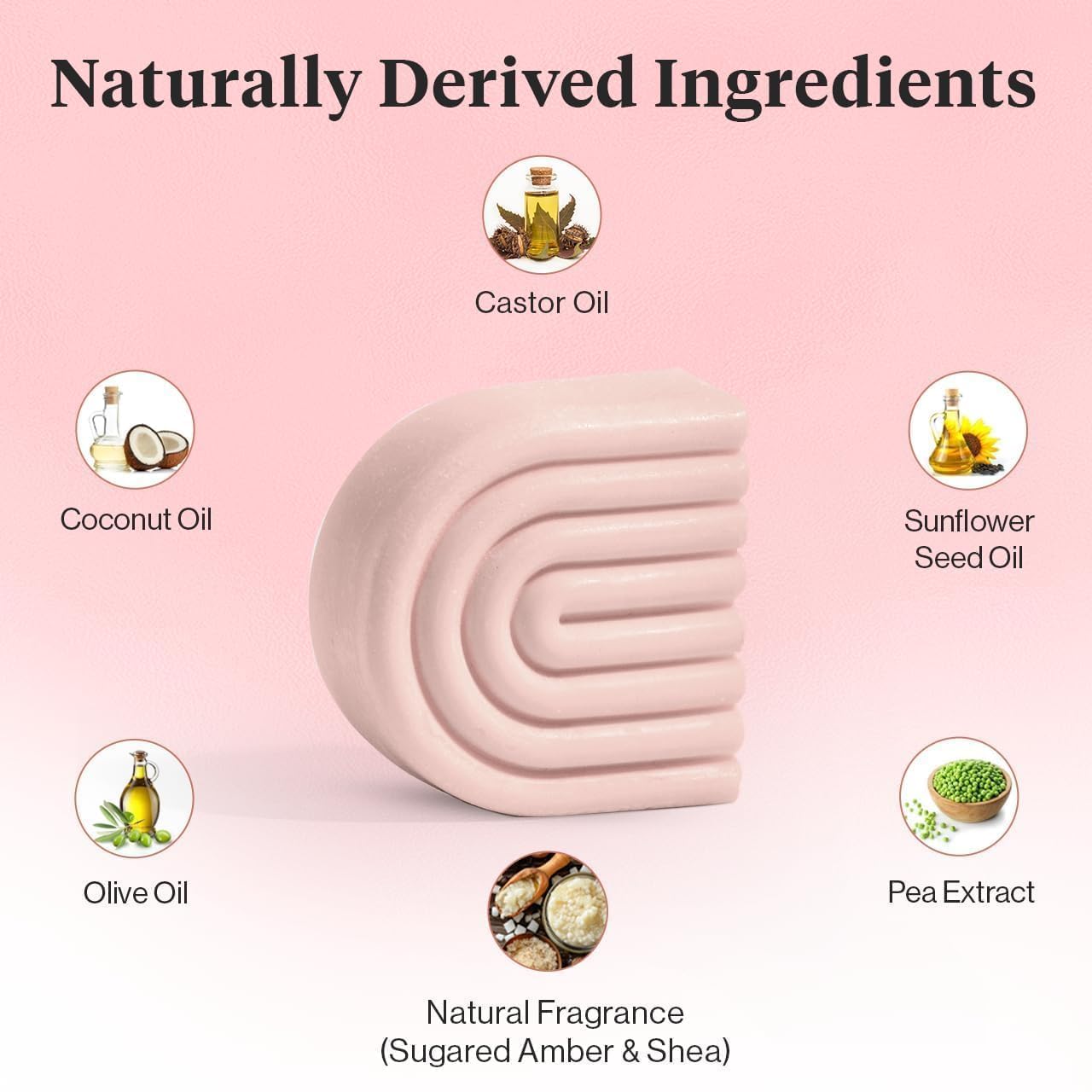 Kitsch applying bar to wet hair, illustrating detangling and frizz control benefit