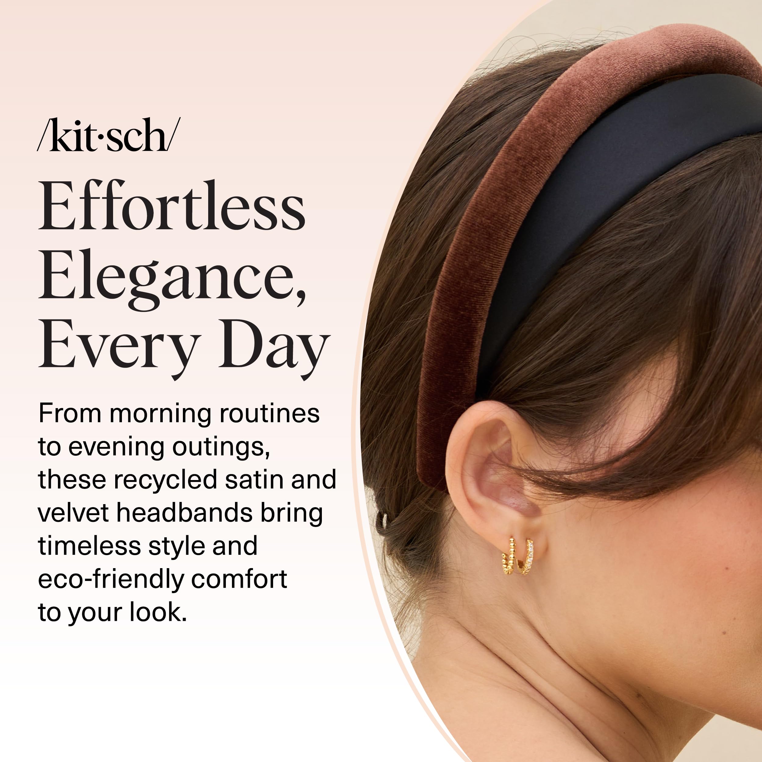 Kitsch headband used during skincare routine in bathroom for hands-free convenience