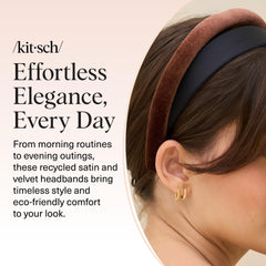 Kitsch headband used during skincare routine in bathroom for hands-free convenience