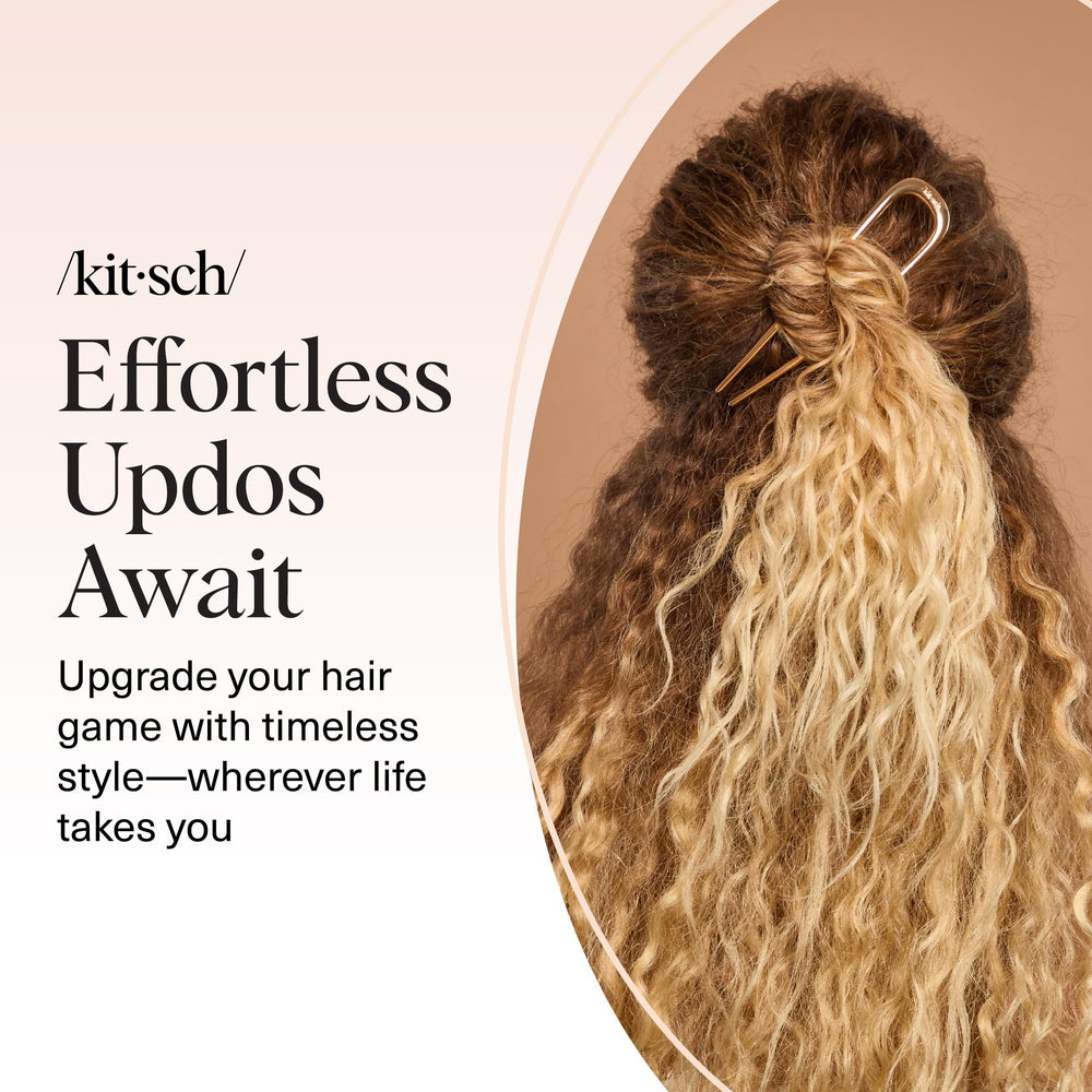 Kitsch lifestyle photo bridal updo using pin as refined hair jewelry