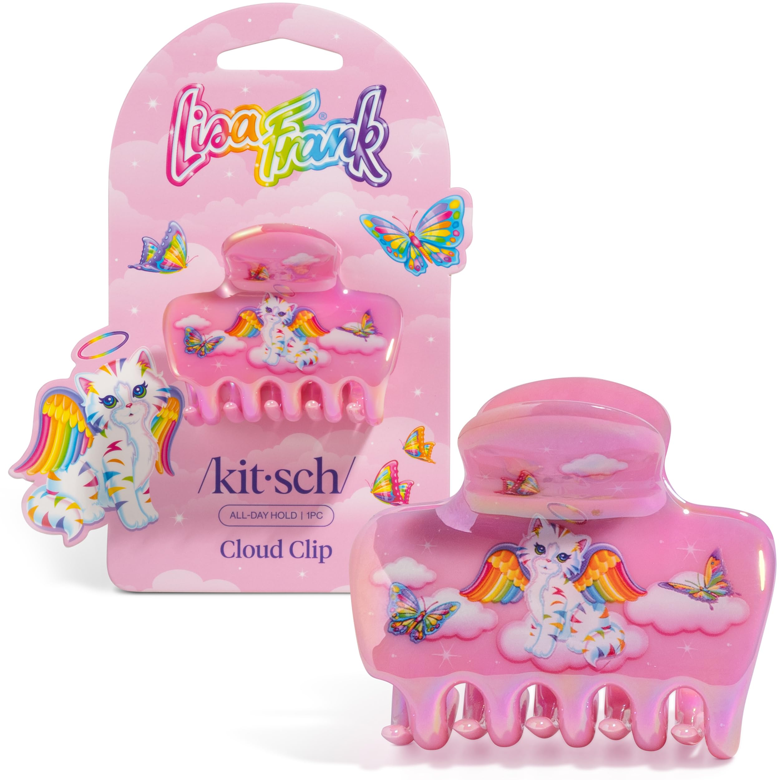 Kitsch Angel Kitty front packaging showing colorful Lisa Frank design and vibrant appeal