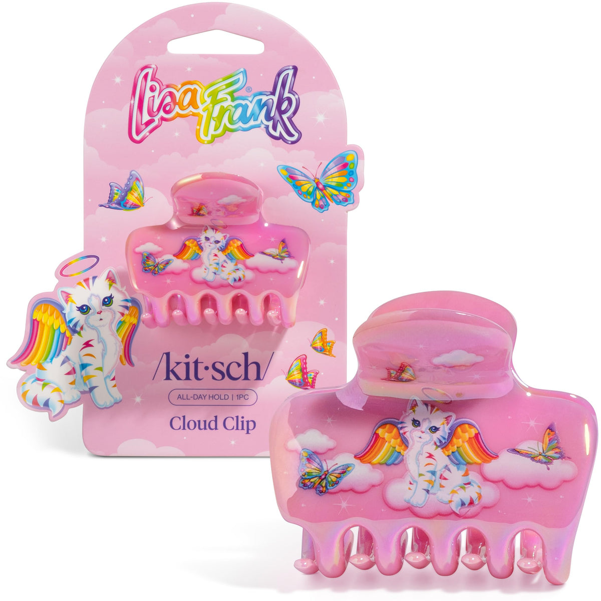 Kitsch Angel Kitty front packaging showing colorful Lisa Frank design and vibrant appeal