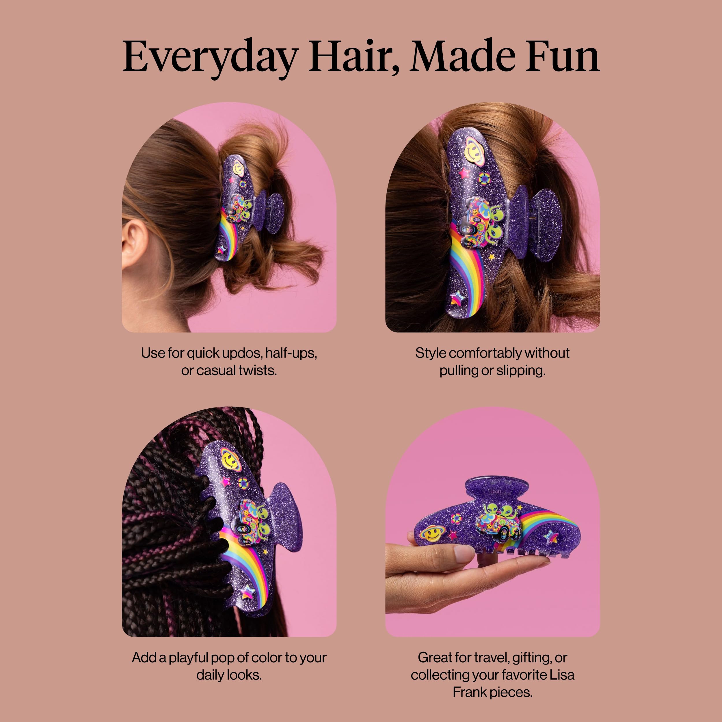 Kitsch clip beside a coin showing size and travel-friendly portability