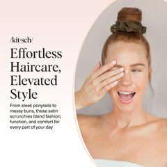 Kitsch label showing no metal design for snag-free, ouchless wear