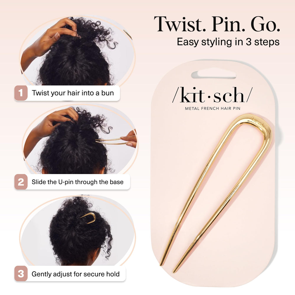 Kitsch packaged pin in protective pouch for easy storage and travel