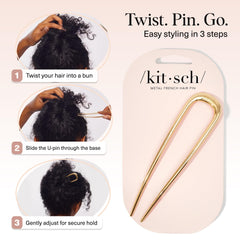 Kitsch packaged pin in protective pouch for easy storage and travel