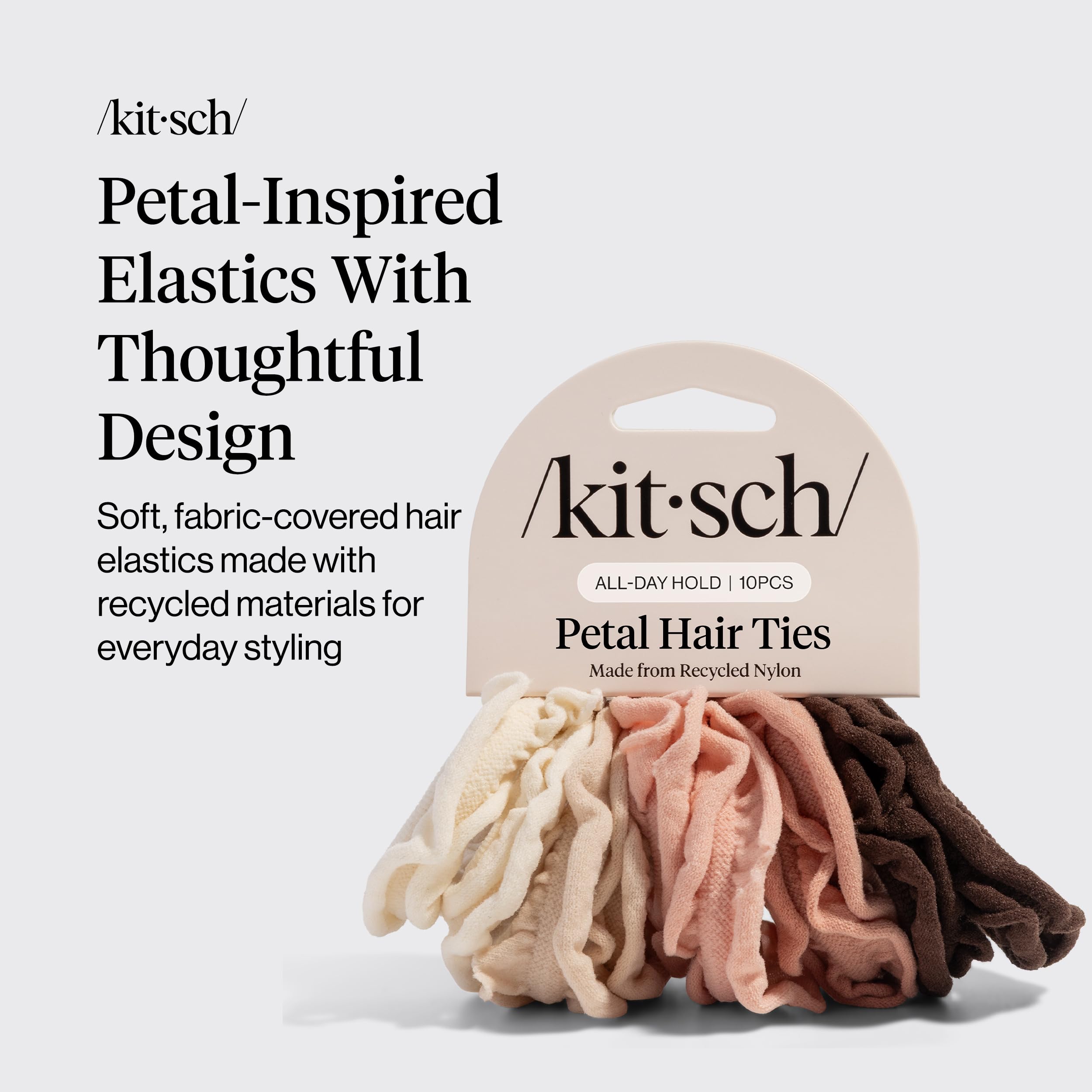 Kitsch fabric texture close-up highlighting softness and no-snag comfort