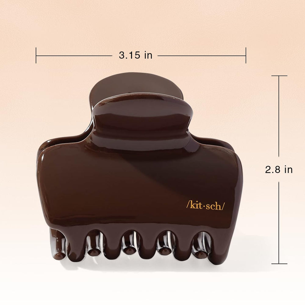 Kitsch clip securing half-up hairstyle for quick everyday styling
