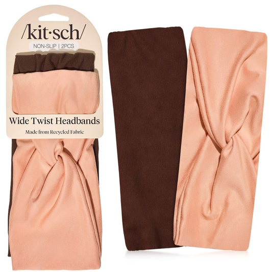 Kitsch rosewood front packaging showing two headbands and color