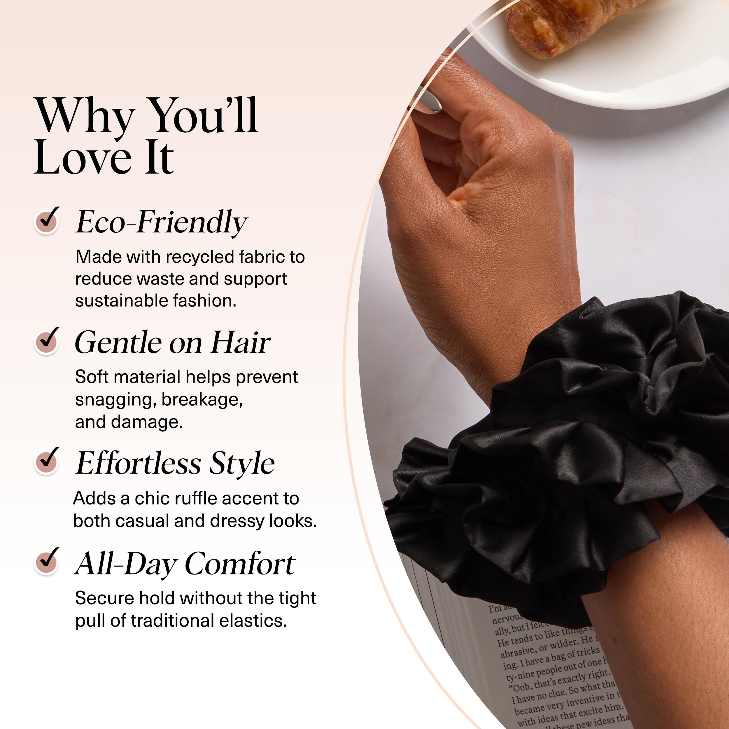 Kitsch worn on wrist as accessory, convenient styling and storage
