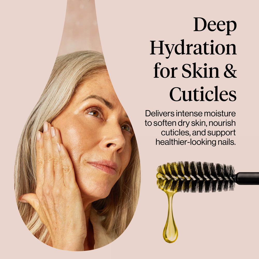 Kitsch warmed oil in bowl for scalp treatment showing easier application benefit