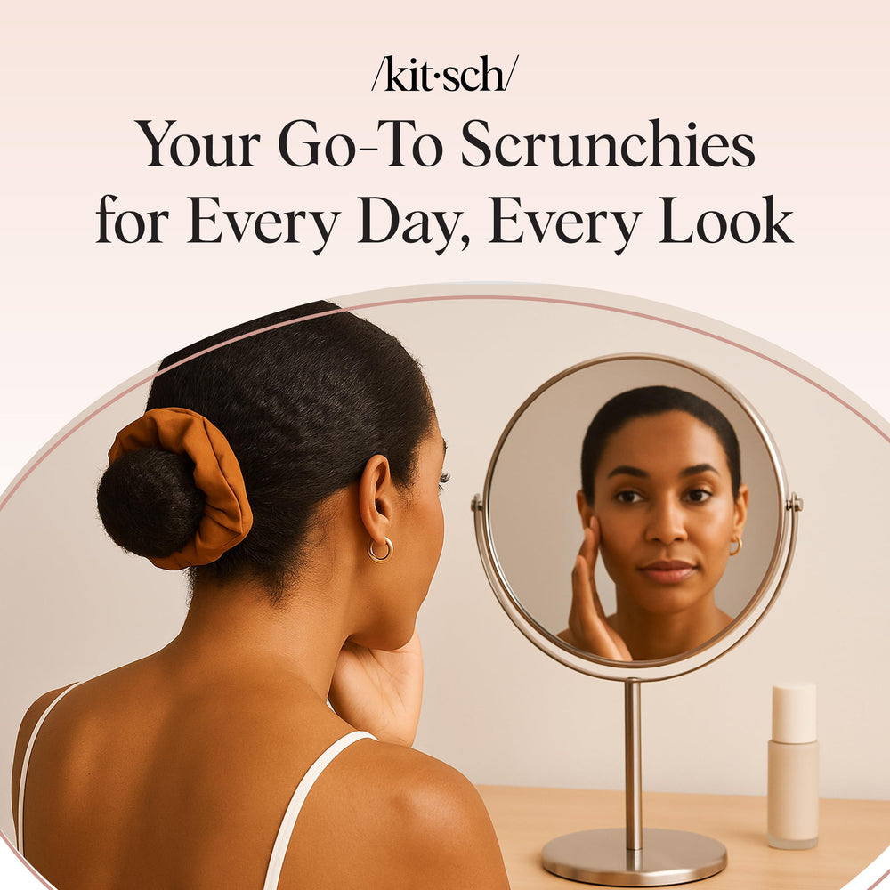 Kitsch scrunchies Sedona paired with an outfit for stylish everyday accessory