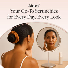 Kitsch scrunchies Sedona paired with an outfit for stylish everyday accessory
