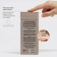Kitsch side label showing ingredients and clean formula benefits