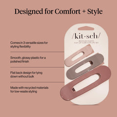 Kitsch side profile in hair illustrating low-profile comfort and stability