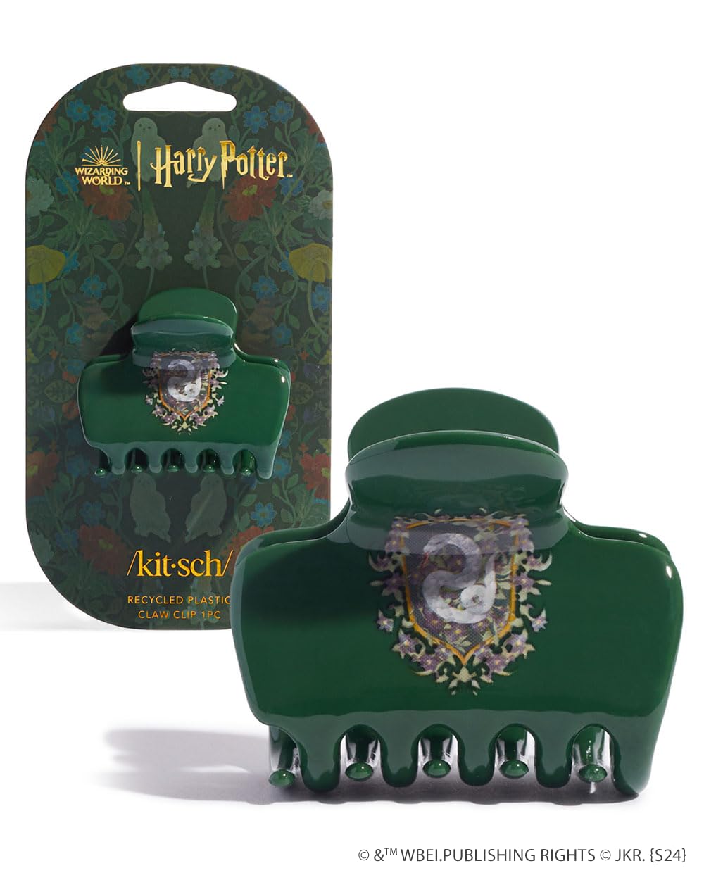Kitsch Slytherin front packaging showing official crest and durable design