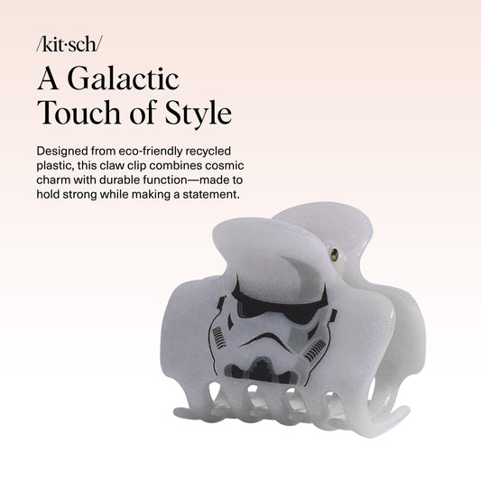 Kitsch Stormtrooper close-up of glitter texture showing sparkle and durable finish benefit