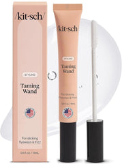 Kitsch taming wand front packaging showing compact travel size and branding