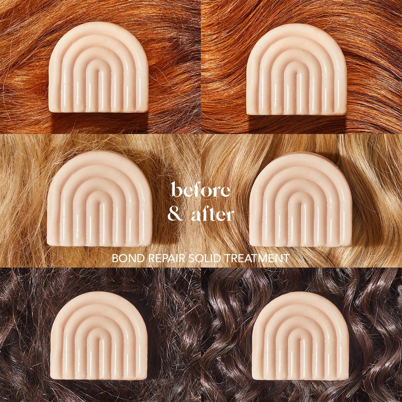 Kitsch texture closeup showing creamy solid texture for deep repair