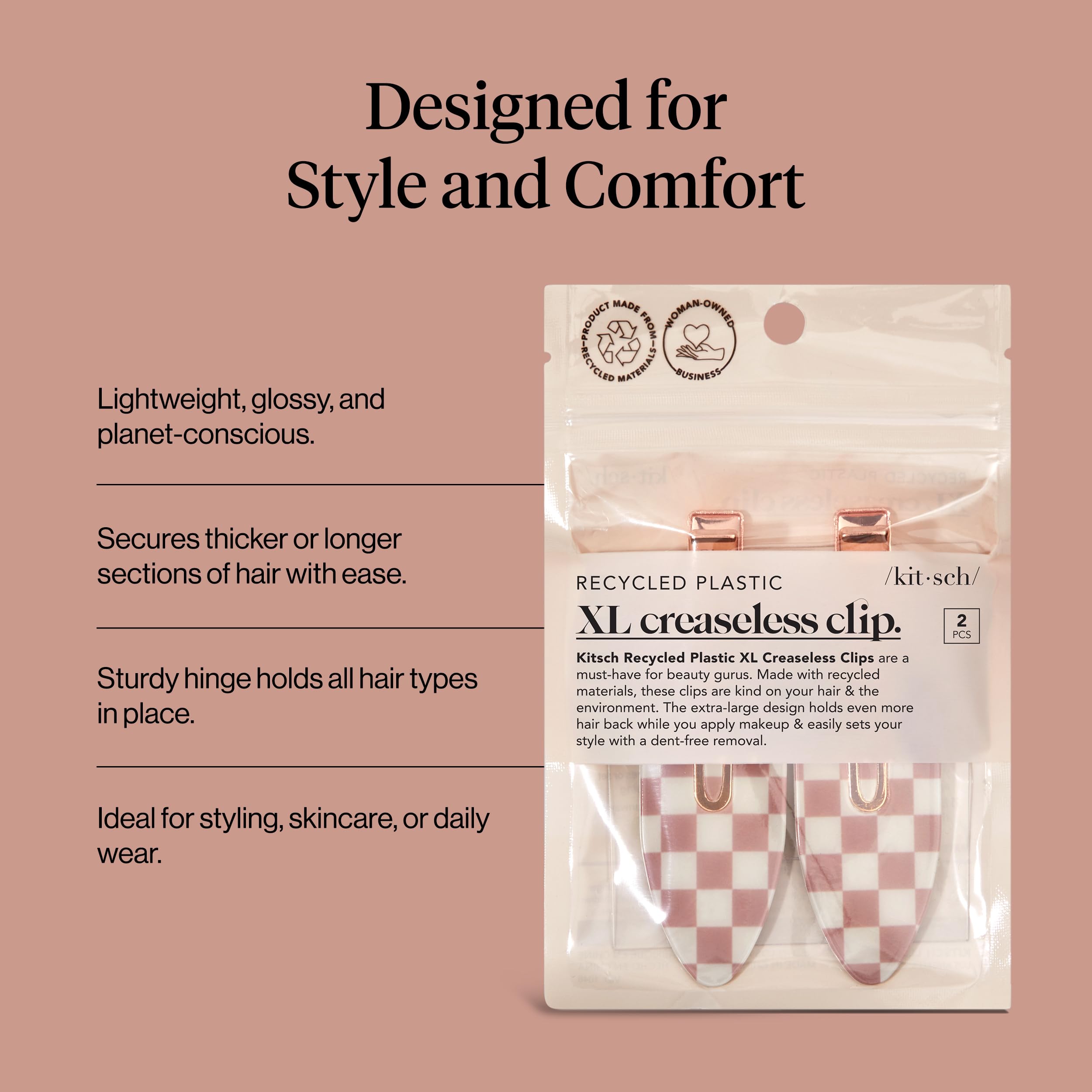 Kitsch glossy checkered texture close-up adding elegant visual appeal benefit
