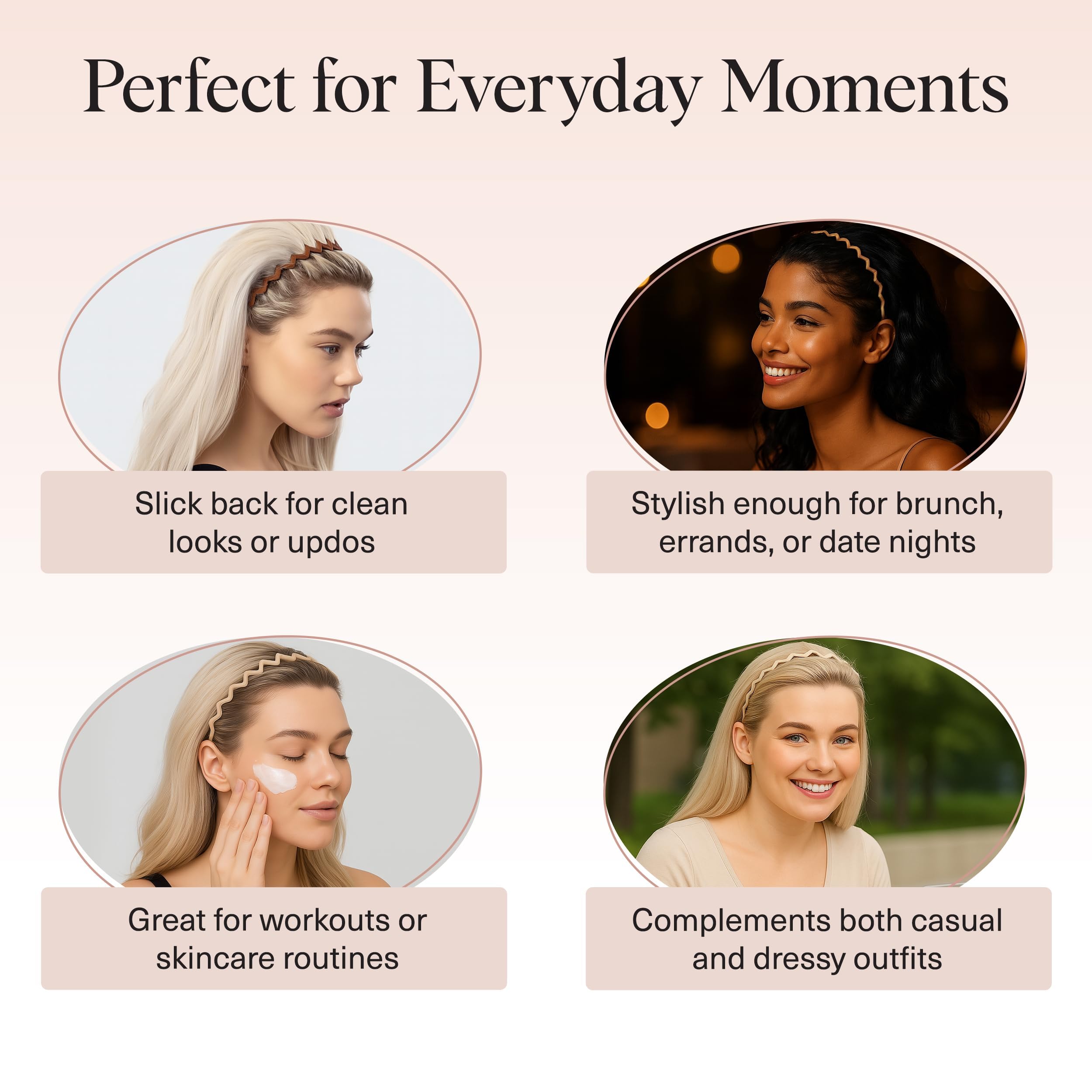 Kitsch two headbands flat-lay paired with outfit for styling options