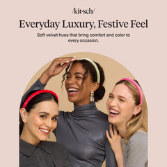 Kitsch headbands in gift-wrap setting benefit: ready-for-gifting presentation