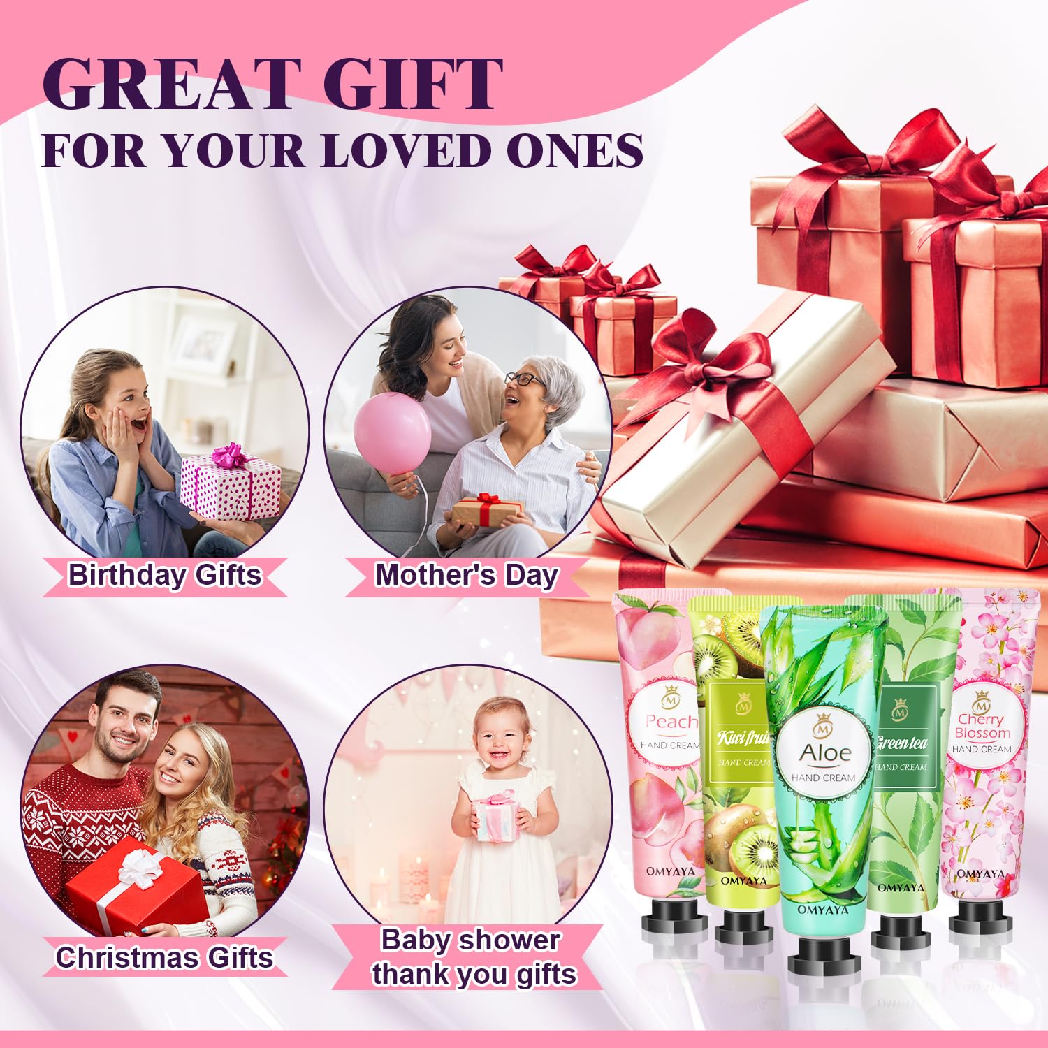 KIYTARBOO tubes staged in stockings to show holiday gifting presentation
