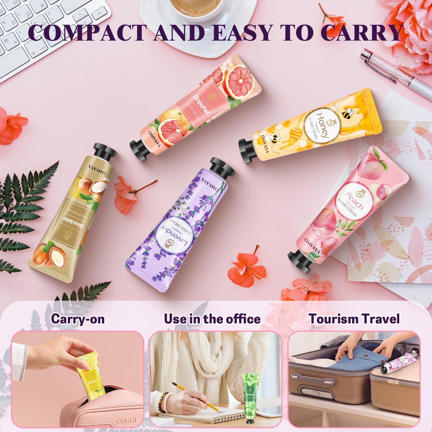 KIYTARBOO tube held in a hand to show compact travel size and ease