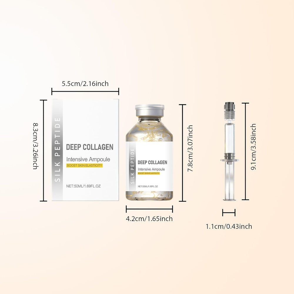 KKINYAS serum pouring from bottle emphasizing lightweight absorption benefit