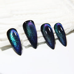 KKUUOO close-up velvet texture with glitter highlighting rich depth