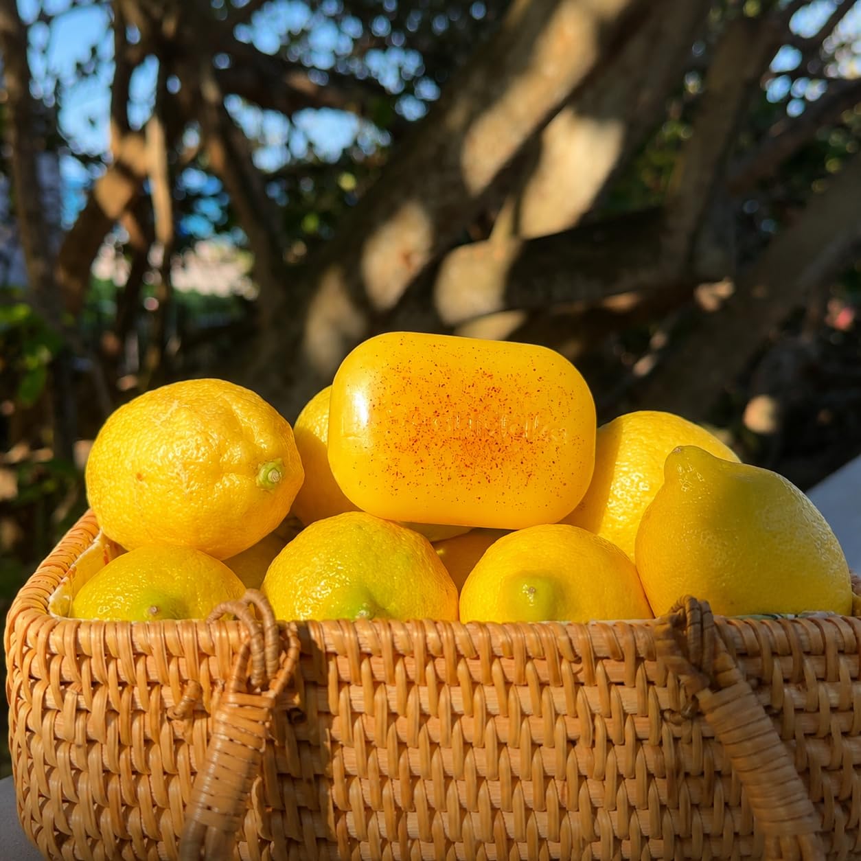 KlearBloom ingredients shot with turmeric lemon and vitamin C for brightening