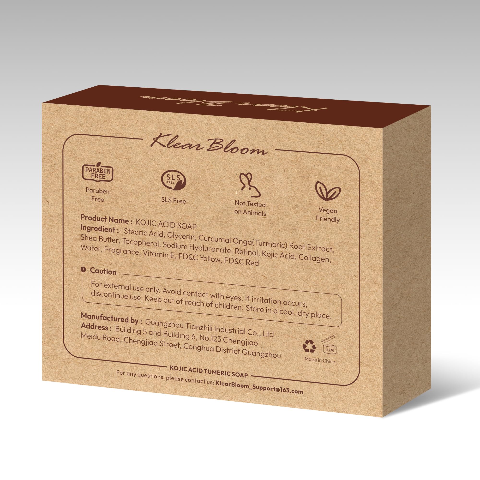 KlearBloom lifestyle image washing neck to show even-tone benefits in use