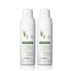 Klorane front packaging showing eco-friendly non-aerosol benefits and travel size