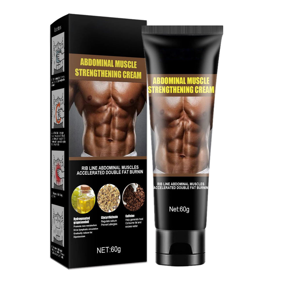 KlsyChry front packaging showing abdominal cream for targeted firming benefits