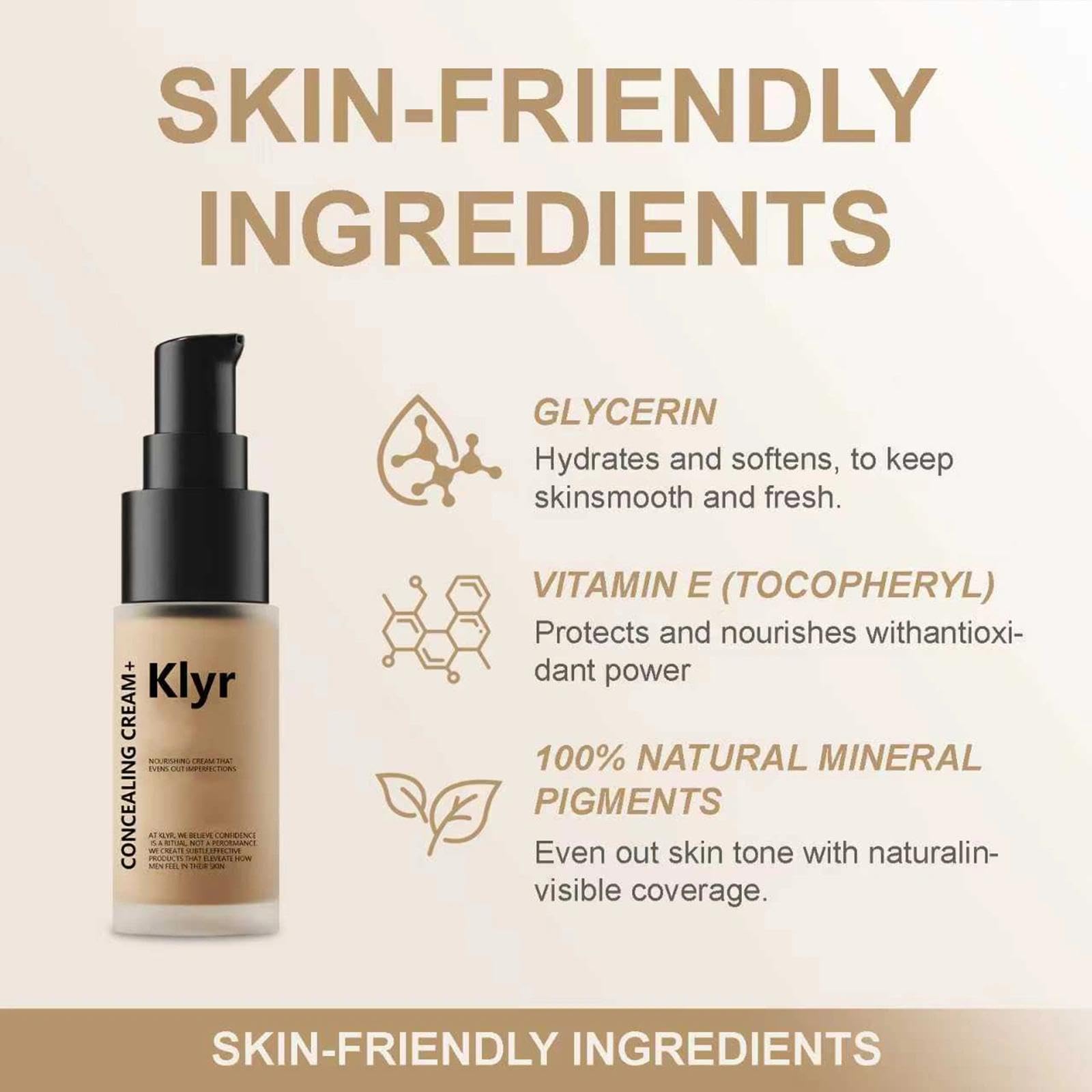 Klyr compact and applicator ready for easy touch-ups on the go