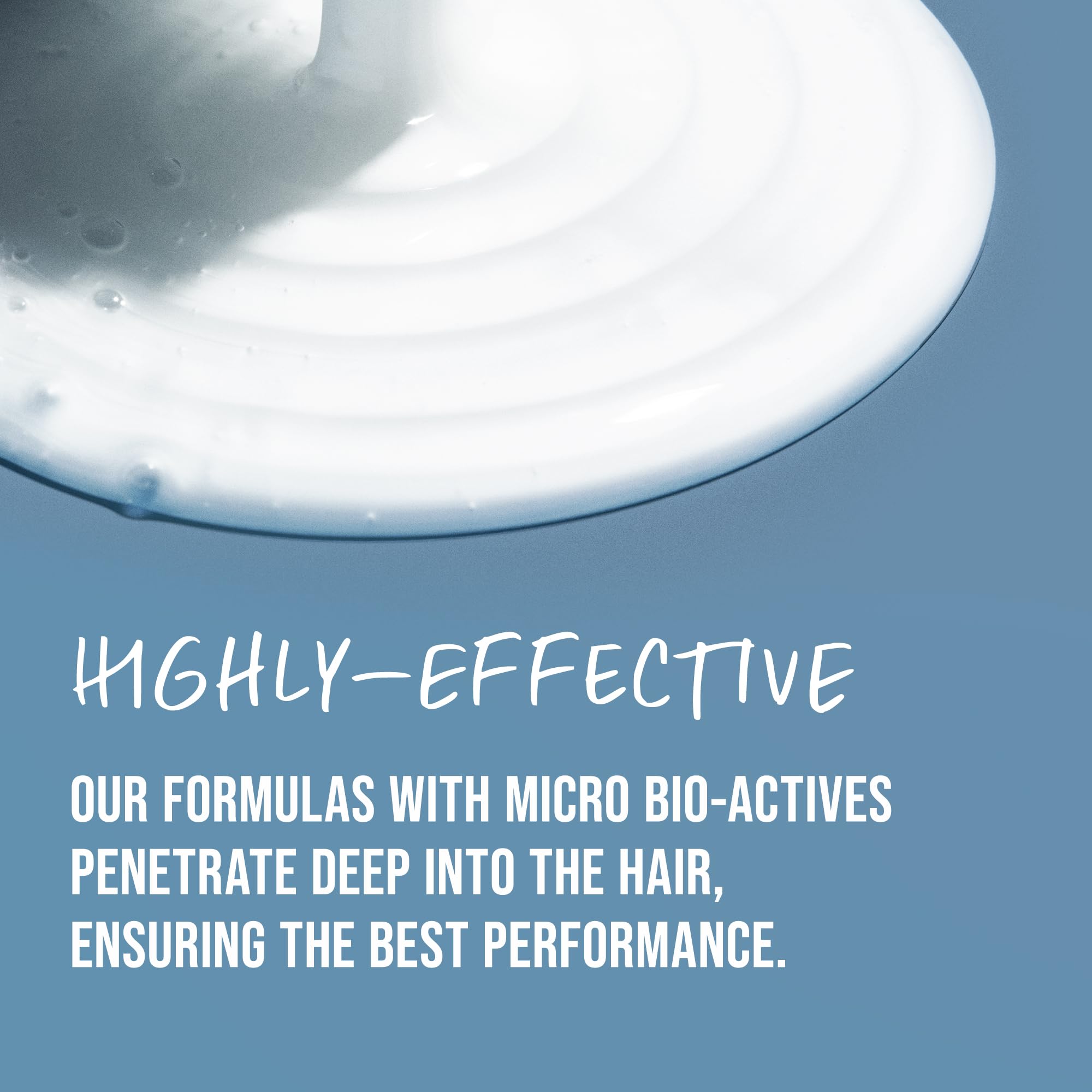 KMS creamy conditioner texture in hand for nourishing hydration benefit