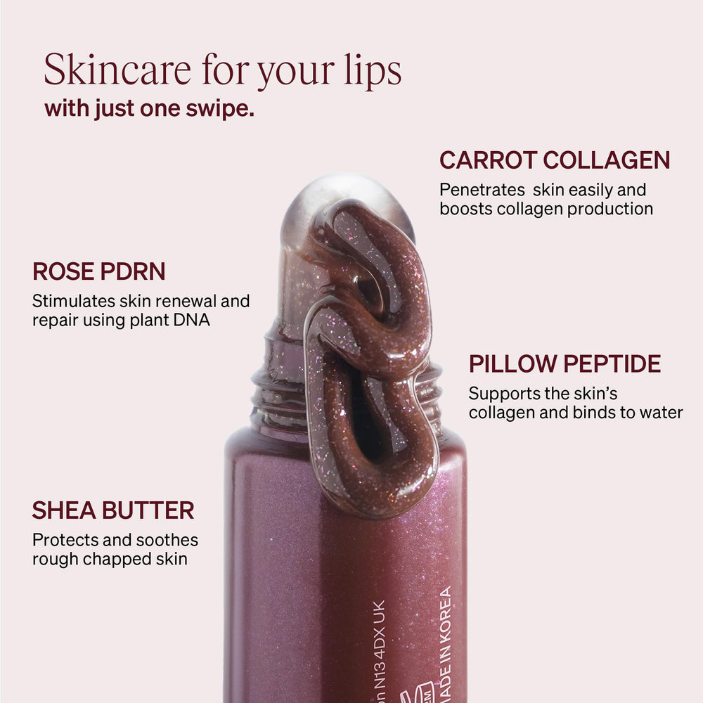 KNEMO texture swirl revealing glossy jelly finish and hydrated look