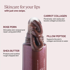 KNEMO texture swirl revealing glossy jelly finish and hydrated look
