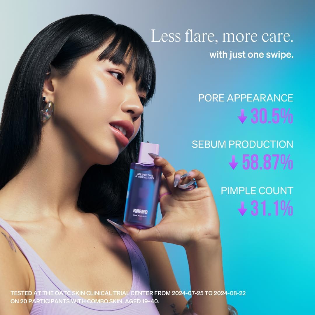 KNEMO ingredient panel close-up highlighting actives and antioxidant complex