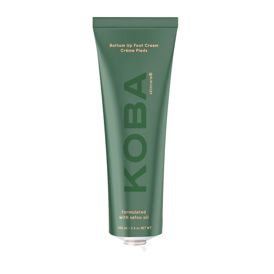 KOBA front tube view showing packaging and 100 ml size benefits