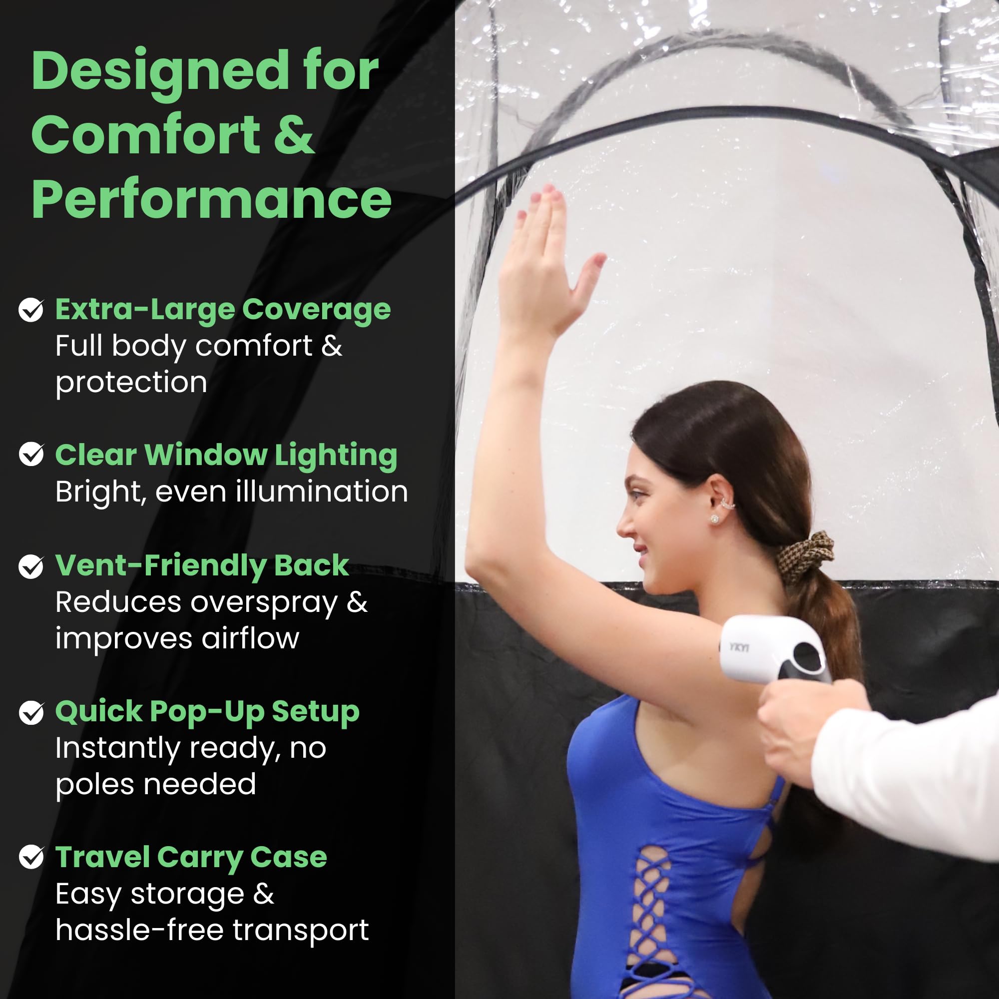 KOBBTAN close-up fabric surface designed for quick wiping and durability