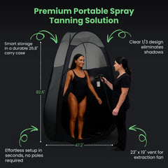 KOBBTAN folded into carry case for easy transport and compact storage