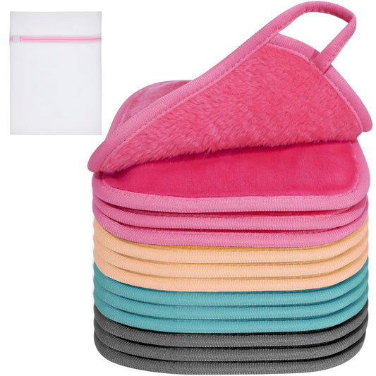KODAMO front view of 12-pack colorful towels, easy organization benefit