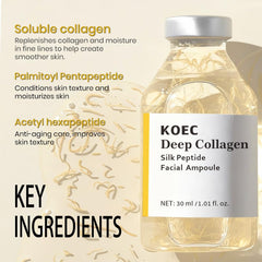 KOEC application under eye demonstrating targeted lift and smoothing benefit