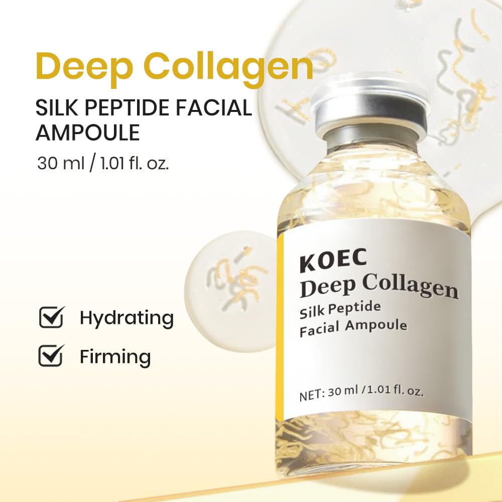 KOEC serum texture closeup highlighting silky absorbent formula for fast hydration