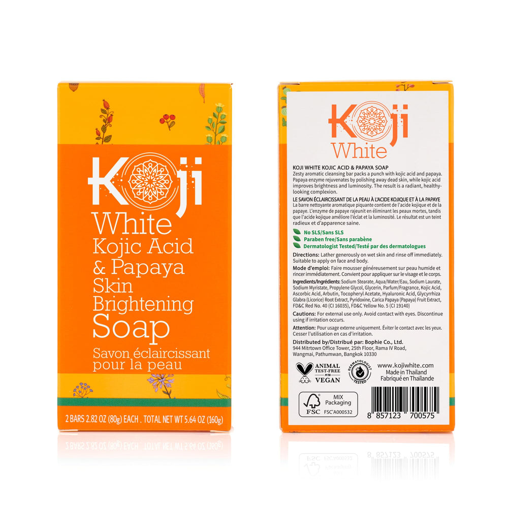 Koji White bars stacked for size comparison and lasting use