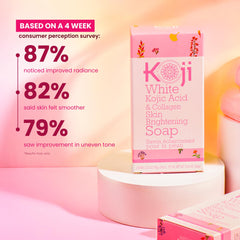 Koji White close-up lather showing creamy foam for a gentle cleanse benefit