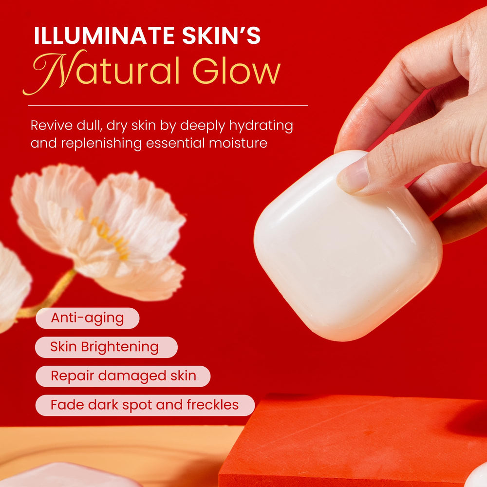 Koji White rich foam lather showcasing gentle cleansing benefit