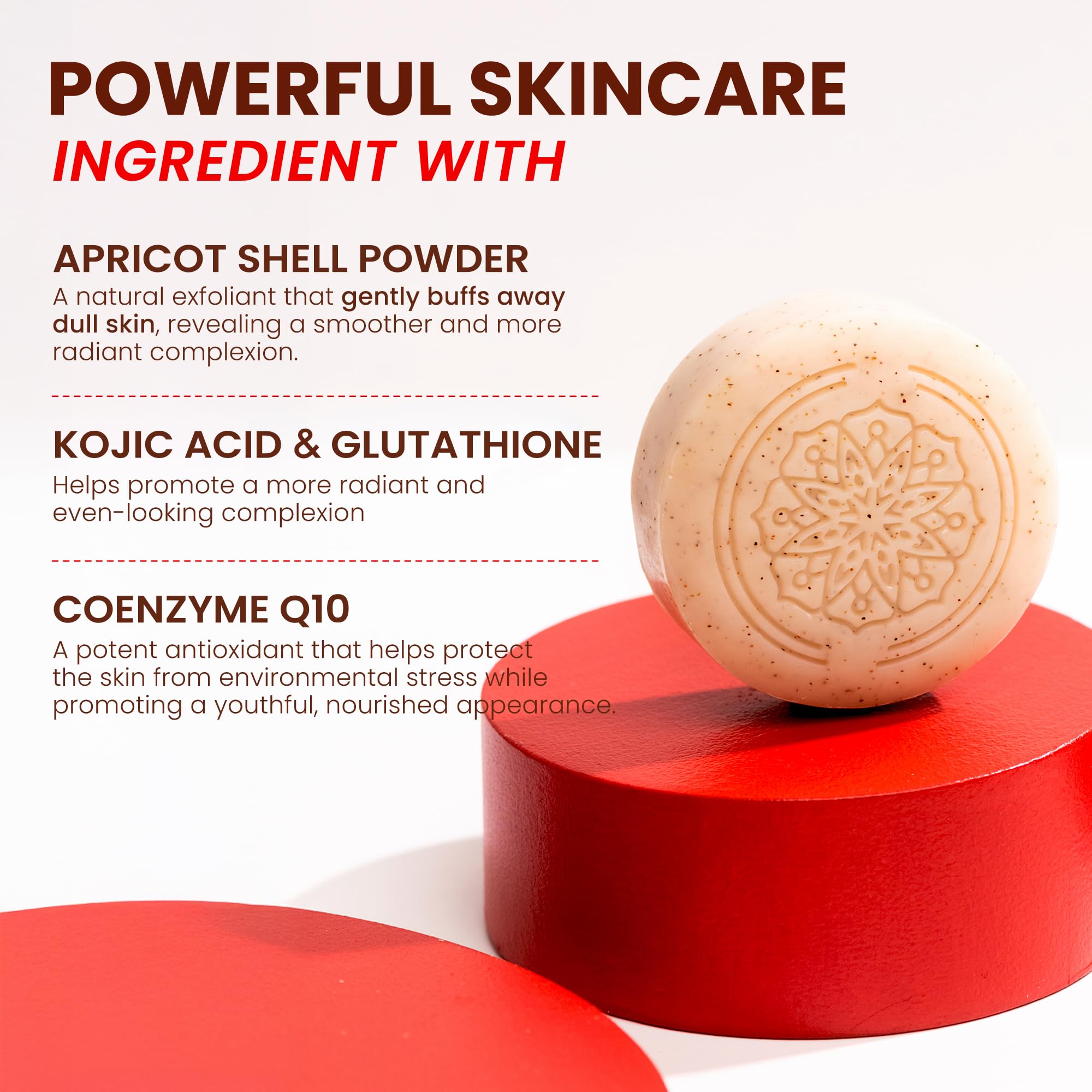 Koji White applied to underarm area showing targeted brightening use